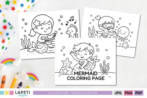 Download Mermaid Coloring Pages for Kids - Kids Collection