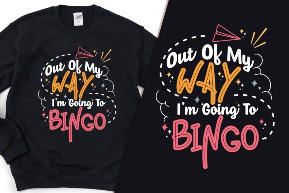 Download I'm Going to Bingo Modern T-Shirt Design - Bingo Collection