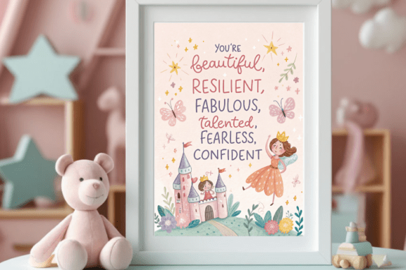 Download Princess Motivational Kids Poster - Kids Collection