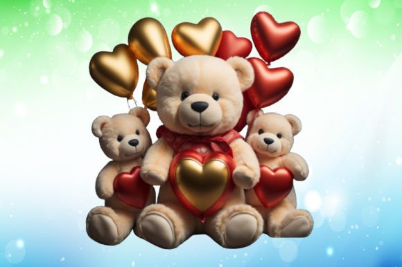 Download Valentine's Day Teddy Bear Illustrations - Bear illustration Collection