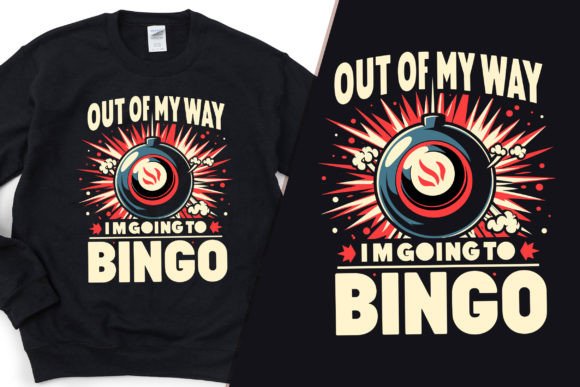 Download I'm Going to Bingo Stylish T-Shirt Svg - Bingo Collection